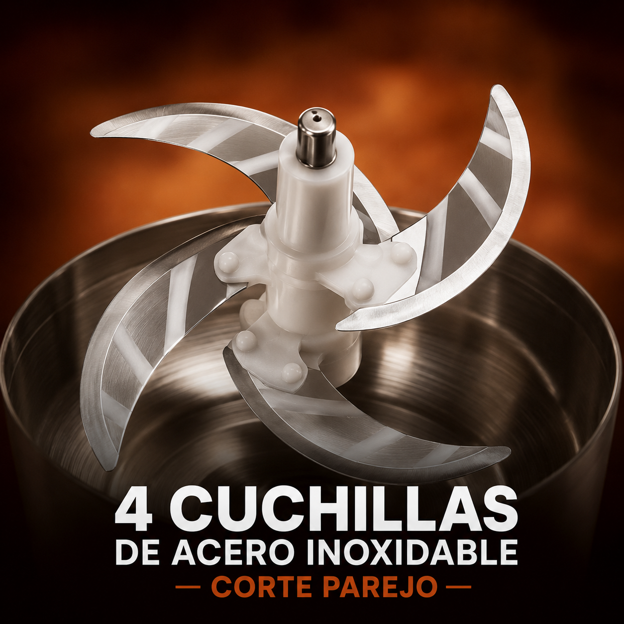 Molino Picador Eléctrico 2L — Acero Inoxidable